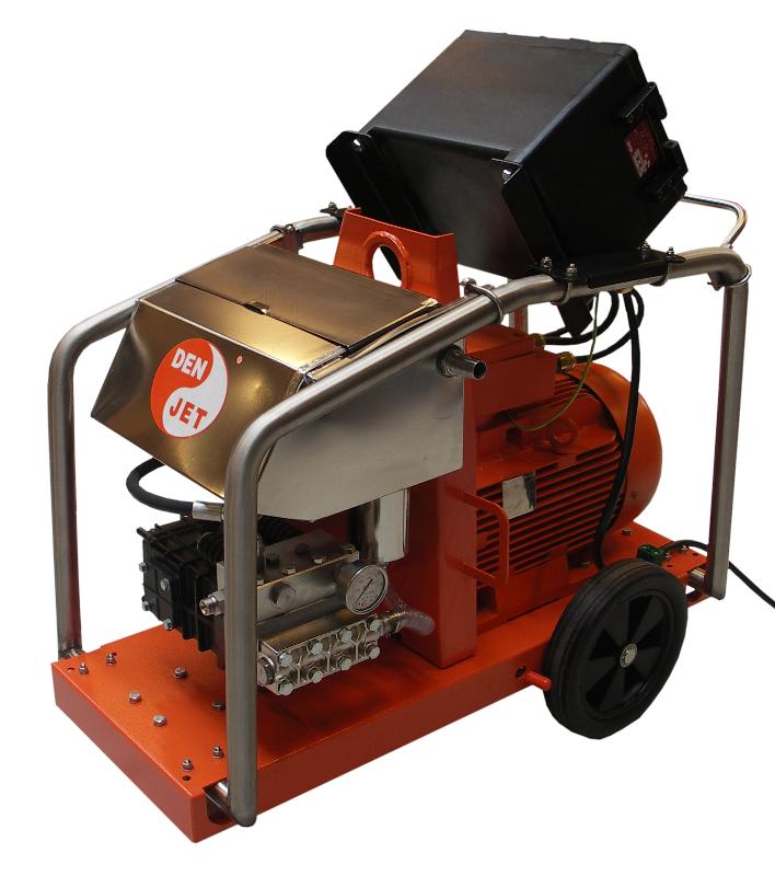 واترجت الکتریکی برقی 500 بار جهت رسوب زدایی و شستشوی صنعتی مدل CEX-20 ساخت دن جت دانمارک