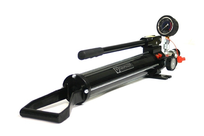پمپ دستی هیدرولیکی تک پورت تک سرعته مدل HP-1000 S ساخت اکولایزر انگلستان