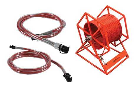 شیلنگ ، کوئیک کوپلینگ و قرقره شیلنگ فشارقوی 1500 بار با ایمنی بالا مدل XHC/XHR/STFC/STMC/STN1P - Range ساخت هایفورس انگلستان