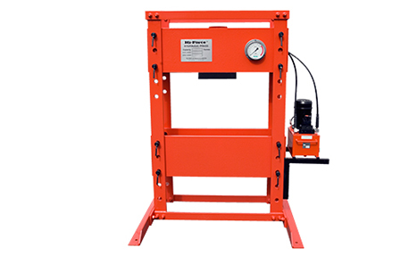 پرس هیدرولیکی کارگاهی 700 بار فشار قوی با ظرفیت 200 تن و کورس 330 میلیمتر مدل HPF-Range ساخت هایفورس انگلستان