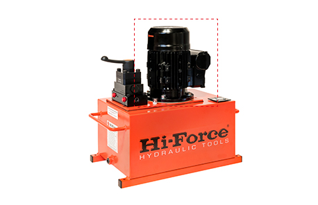 الکترو موتور تک فاز و سه فاز 60 هرتز جهت پمپ های الکتریکی هیدرولیکی Electric Motor ساخت هایفورس انگلستان