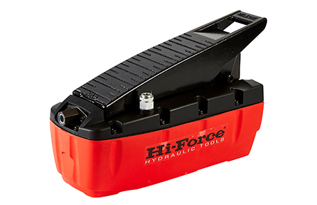 پمپ پنوماتیکی (بادی) هیدرولیکی 700 بار بصورت پدالی یا دستی دو طرفه و چهار طرفه مدل AHP11-Range ساخت هایفورس انگلستان