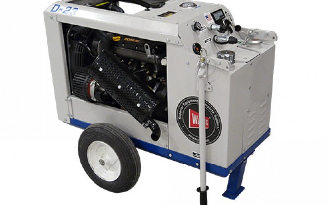 پاوریونیت هیدرولیکی گازوئیلی جهت تجهیزات پخ زنی و برش لوله مدل HCM-D23 23HP ساخت وش آمریکا